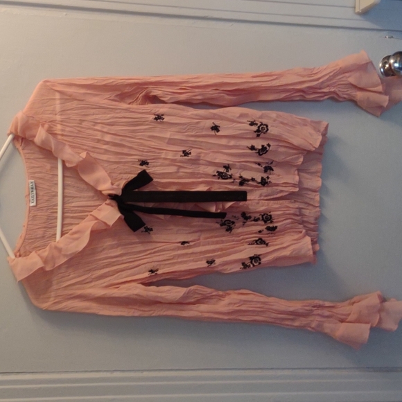 Dressy Gauze Blouse - Picture 2 of 9